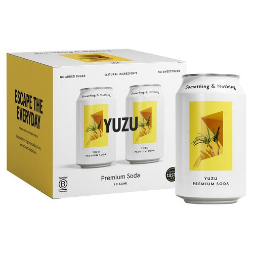 Something & Nothing Yuzu Premium Soda - British product