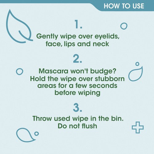 Simple facial cleansing wipes matte finish 20 pack (British brand)