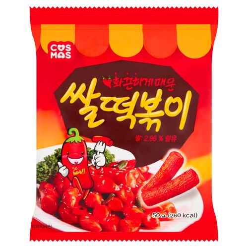 Mammos Tteokbokki snack Korean sweet and spicy - British product