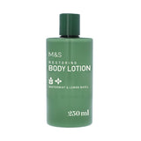 M&S body lotion Watermint & Lemon Basil 250ml, imported from the UK