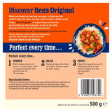 Ben's Original boil in bag long grain rice 500g - British product