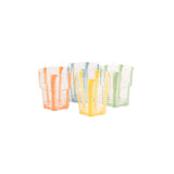 Summerhouse Portofino stripe picnic tumblers set of 4 - British product