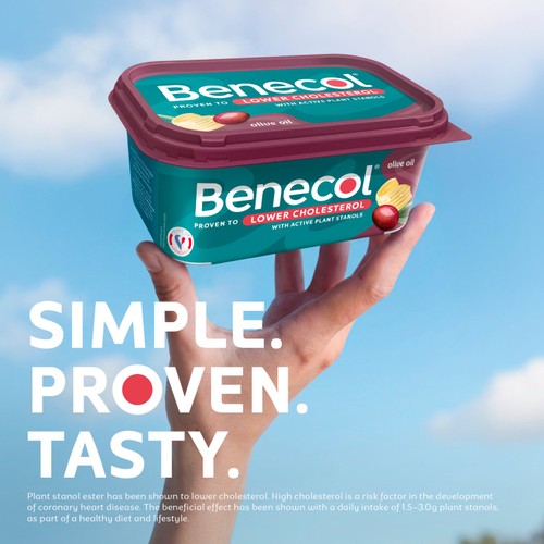 Benecol olive spread 500g, imported from the UK
