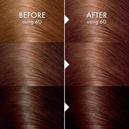 John Frieda hair dye in Light Golden Brown 6G, UK version