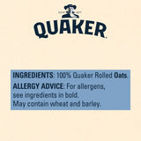 Quaker rolled porridge oats 1kg, imported from the UK