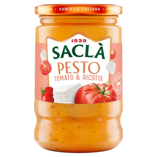 Sacla Tomato & Ricotta Pesto 190g (British brand)