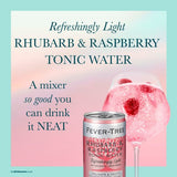 Fever-Tree light rhubarb & raspberry tonic water 8 x 150ml cans - British product