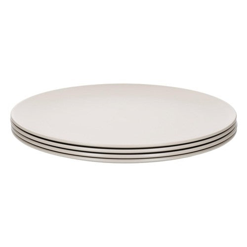 Natural Elements recycled plastic dinner plates set of 4, UK version