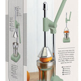 KitchenCraft Living Nostalgia Heavy Duty Lever Arm Juicer, English Sage