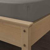 M&S Comfortably Cool Lyocell Rich Fitted Sheet, King Size (5 ft), Dark Grey