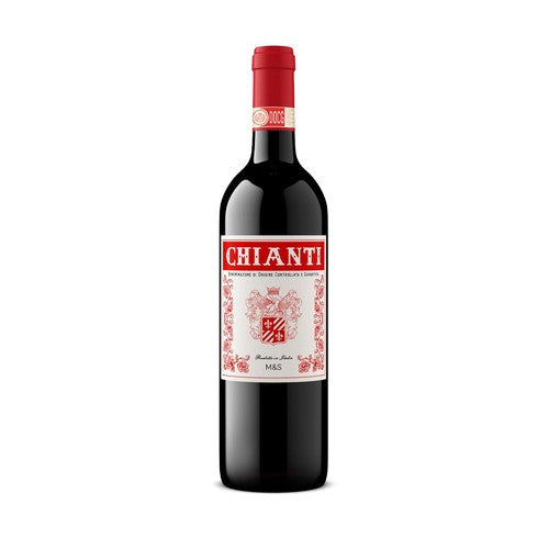 M&S Italian Chianti red wine 75cl, imported from the UK