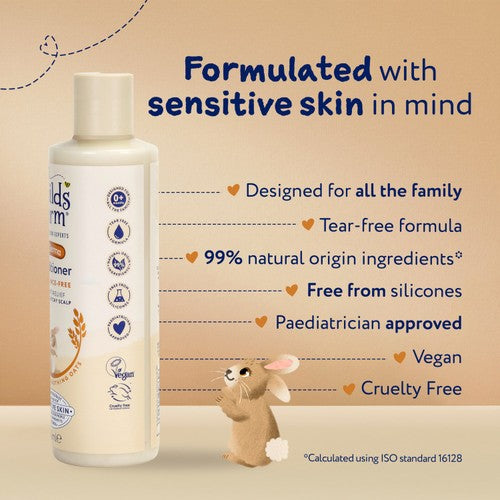 Childs Farm OatDerma Fragrance-Free children's conditioner 250ml - British product