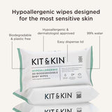 Kit & Kin Fragranced Biodegradable Baby Wipes