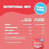 Wibble plant-based strawberry jelly crystals 57g (British brand)