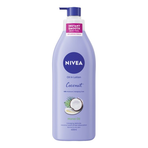 Nivea coconut & monoi oil body lotion 400ml, imported from the UK
