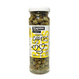Realfoods by Organico organic capers in brine 100g, imported from the UK