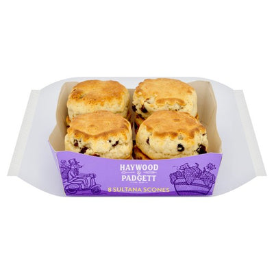M&S Haywood & Padgett Sultana Scones 8 per pack- Buy online at McGrocer