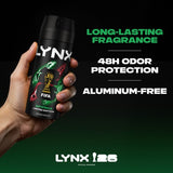 Lynx Africa deodorant body spray 150ml, UK version