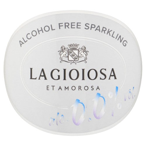 La Gioiosa alcohol free sparkling wine 0.00% 75cl, UK version