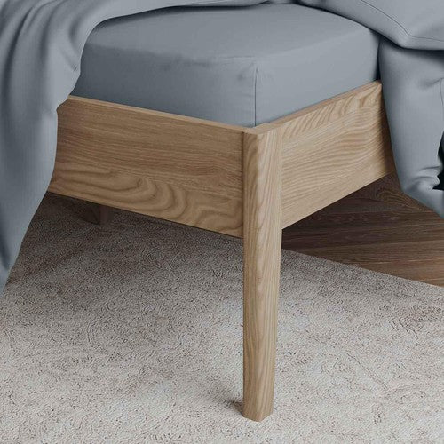 M&S Egyptian Cotton Fitted Sheet, Single (3 ft), Light Wedgewood