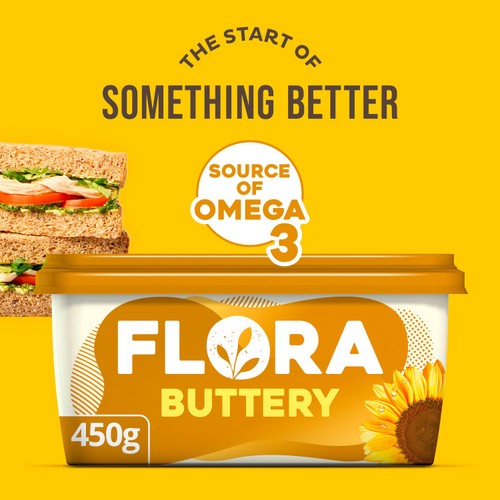 Flora Buttery Spread 450g - British product