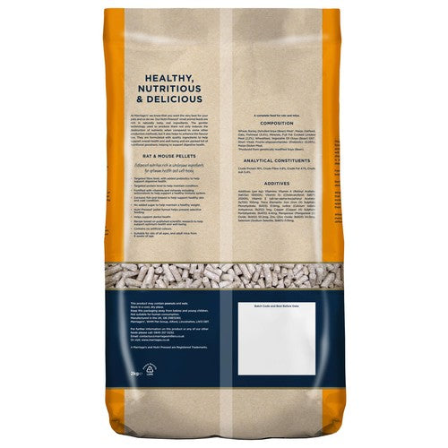 Marriages Rat & Mouse Pellets 2kg, imported from the UK