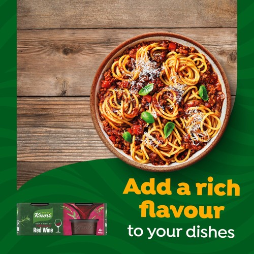 Knorr red wine stock pot 104g, gluten free and vegan - British product