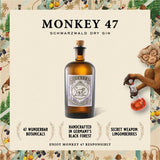 Monkey 47 gin gift set 3x15cl, imported from the UK