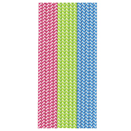 Duni Bio recyclable paper straws 50 pack, imported from the UK