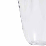 M&S MEDIUM HANDKERCHIEF GLASS VASE, Clear