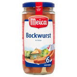 Meica Bockwurst pork sausages in brine 380g, imported from the UK