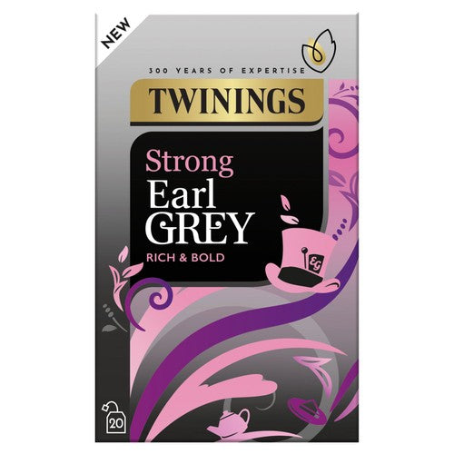 Twinings Strong Earl Grey black tea with bergamot - British brand