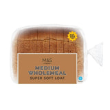 M&S Super Soft Wholemeal Bread 400g, imported from the UK