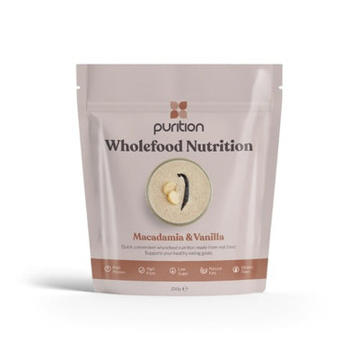 M&S Purition Macadamia & Vanilla Wholefood Nutrition Powder 250g- Buy online at McGrocer