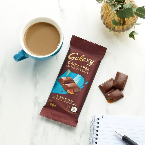Galaxy vegan salted caramel chocolate bar 100g, UK version