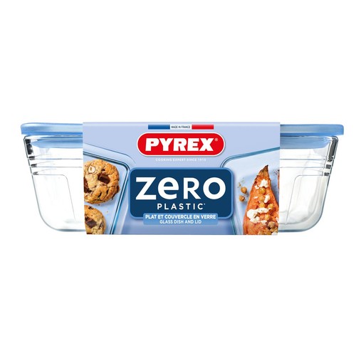 Pyrex Zero Plastic glass storage container 2.7L, imported from the UK
