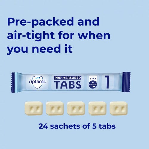 Aptamil first infant milk formula tabs from birth 120 tabs - British product