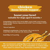Forthglade chicken bone broth topper for dogs, UK brand