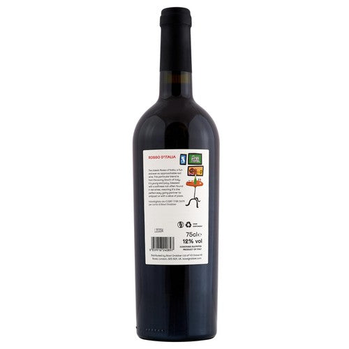 Bowl Grabber Rosso d'Italia red wine 750ml, imported from the UK