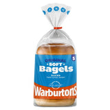 Warburtons plain bagels 5 pack (British brand)