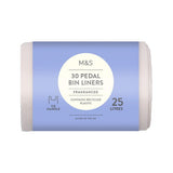 M&S Fragranced Tie Handle Pedal Bin Liners 25L, imported from the UK