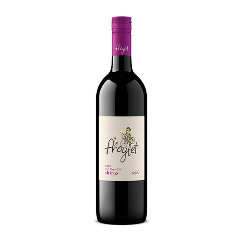 M&S Le Froglet Shiraz red wine 75cl, imported from the UK