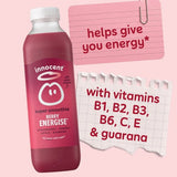 Innocent Berry Energise Smoothie with strawberry and cherry, 750ml, UK version
