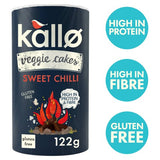 Kallo Veggie Cakes Sweet Chilli 122g, UK version