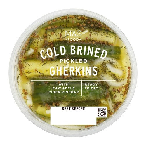 M&S Pickled Gherkins in a pot - British product
