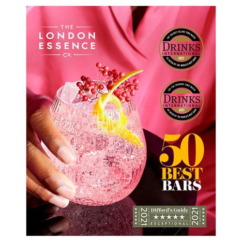 London Essence Co. soda water with sodium bicarbonate 200ml glass bottle, UK version