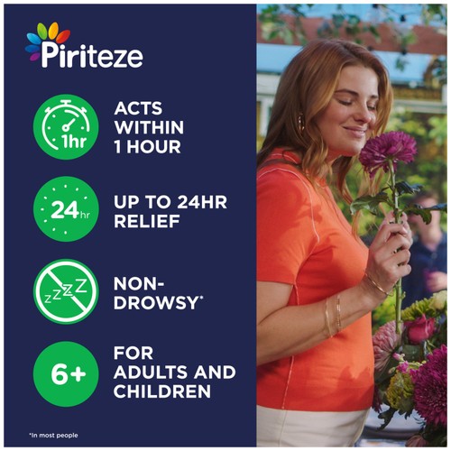 Piriteze antihistamine allergy tablets 14 pack - British product
