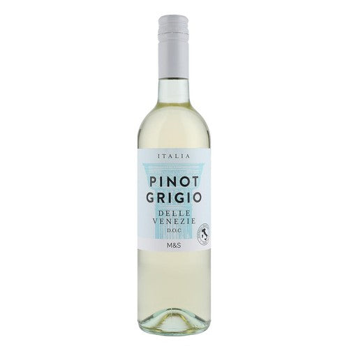 M&S Pinot Grigio white wine 75cl, imported from the UK