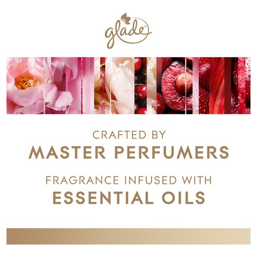 Glade Large Scented Candle, Peony & Cherry