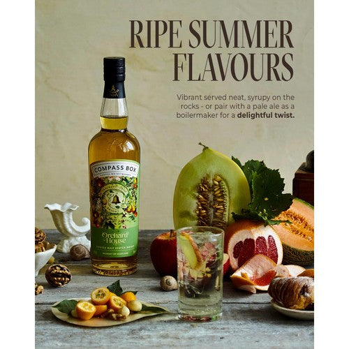 Compass Box Orchard House blended Scotch whisky 70cl, imported from the UK